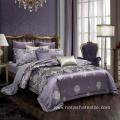 European cotton satin embroidery bedding set